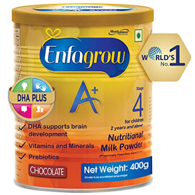 Enfagrow A+ Nutritional Milk Powder Health Drink for Children (2-6 years), Chocolate 400g